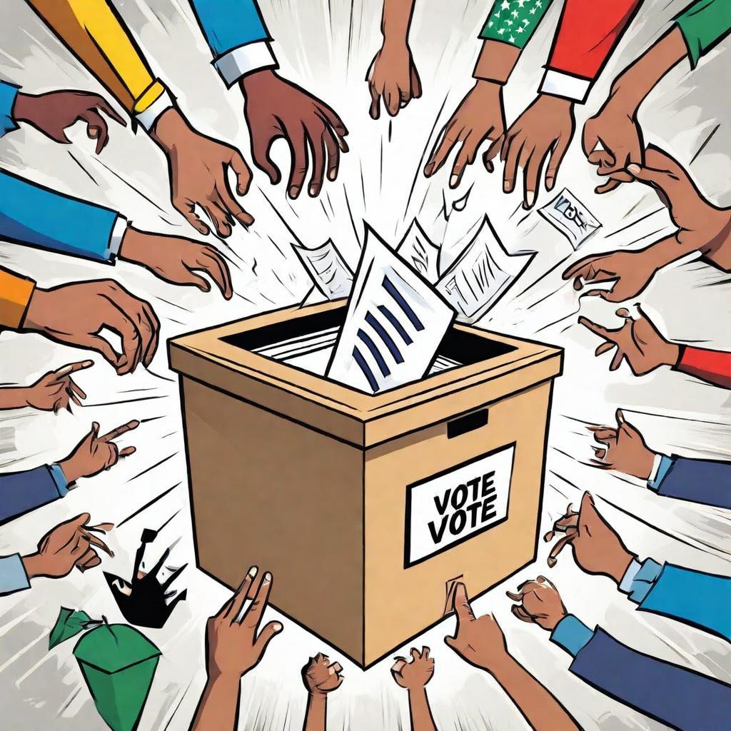 Democracia: urna de votos